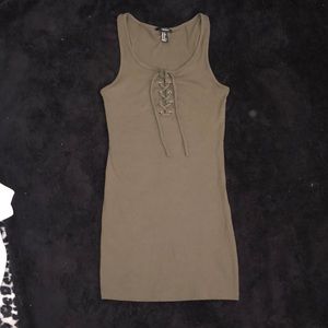 Forever 21 Olive Green Mini Dress. Size XS